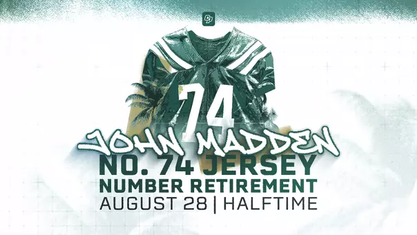 John Madden jersey retirement web graphic