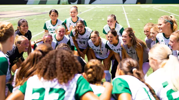 Women's Soccer Team Huddle Pregame, San Jose State, 082326