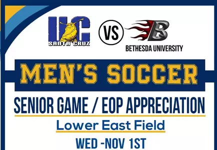 UC Santa Cruz to have Measure 68 Celebration for Men's soccer Senior Day Image