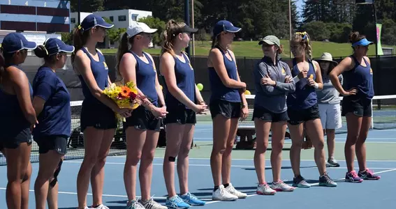 Women's tennis closes weekend with loss to Division II Stanislaus Image