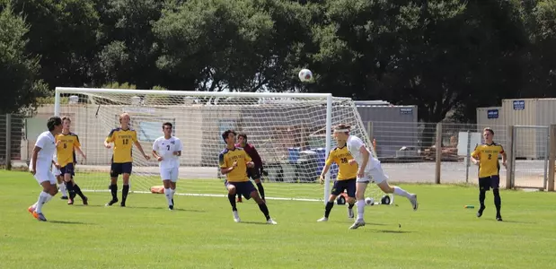 Men's soccer finish Southern California trip with goalless draw at Chapman Image
