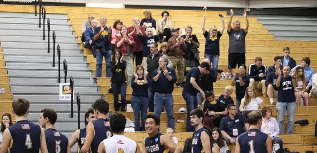 Men's volleyball sweeps Stevens to reach Division III National Title Game Image