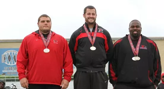 OVC Hammer Throw Podium
