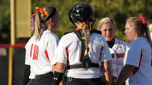 2015 Softball Team Huddle