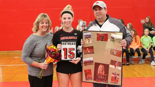 Allie Henkelman 2017 Senior Day Banner