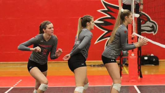 Haley Bilbruck_Annie Wehrheim_Krista Berns 2018 vs SIUE