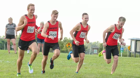 Austin Perkins_ David Plunkett_ Trevor Falco_ Charlie Samarzich_2018 SIUE XC
