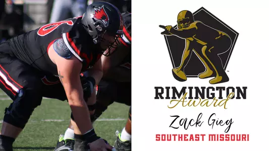Zack Gieg 2022 Rimington Award