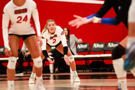 Volleyball Heads to Little Rock Tuesday for Pivotal OVC Match Image