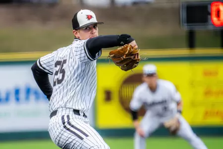 Baseball Cruises to 17-8 Victory, Wins Series Sunday Image