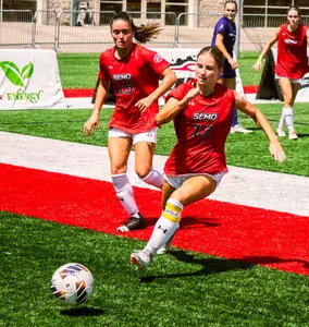 Justi and Melissa soccer