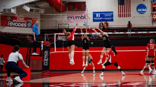 Reagan Nelson follow through on her attack