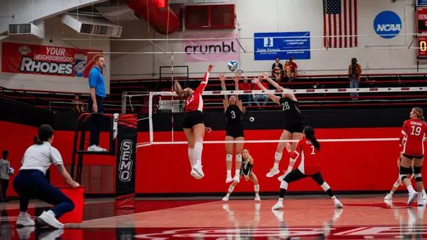 Reagan Nelson follow through on her attack