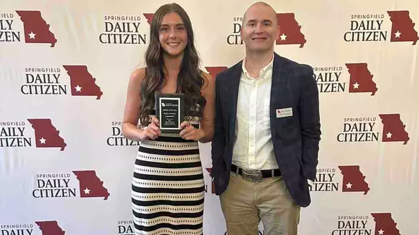 Hailey Buckman earns athlete of the year award