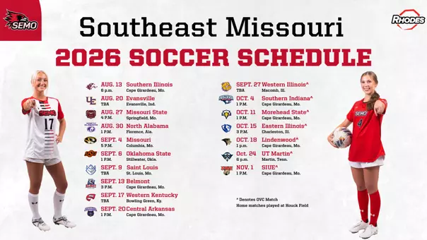 Soccer schedule release