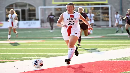 Hayley Hogenmiller looks for an opening