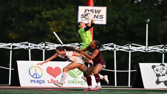 Natalie Allison makes a save