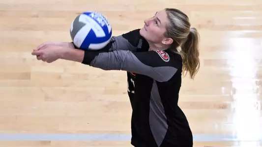 Megan Holder keeping the ball alive