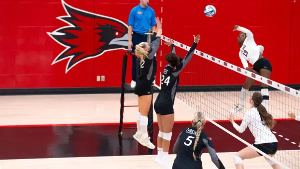 Reagan Nelson and Alaina Lester go up for the block