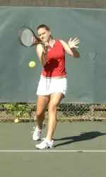 Junior co-captain Danielle Abraham