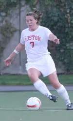 Sophomore Casey Brown netted BU's lone goal against Dartmouth.