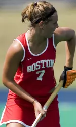 Dekker's fifth goal of the season propelled the Terriers into Sunday's NCAA quarterfinal against UConn.