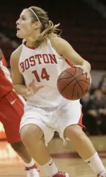 Senior Cheri Raffo posted a career-high 23 points against No. 16 Ohio State.