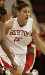 Junior Christine Kinneary leads the conference with 7.33 assists per game.