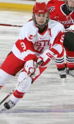 <b>Junior co-captain Gina Kearns had three assists against Quinnipiac</b>