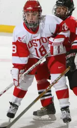 <b>Bloemers scored three goals this week, including the game-winner against Boston College</b>