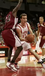 Sophomore forward Scott Brittain