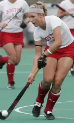 Senior Pam Spuehler had a hand in three straight goals in the second half to put the game away.