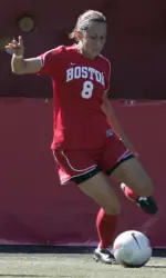 Sophomore Mara Osher provided the heroics with the game-winning goal.