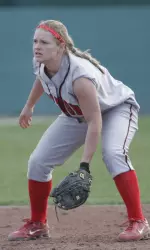 Junior Melissa Dubay hit a two-run home run against Harvard on Saturday.