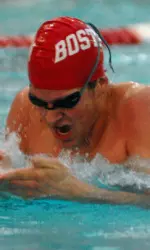 The men's swimming team fell to Harvard on Saturday.