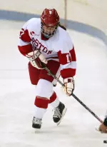 <b>Junior Laurel Koller scored the first of Boston University's four goals Sunday</b>