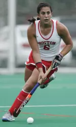 Junior Gabby Hajjar tallied a goal, an assist and a defensive save.