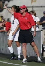 Women's soccer head coach Nancy Feldman