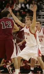 Senior Matt Wolff had 8 rebounds, 5 points, 4 assists, 3 steals and 1 block against GW.