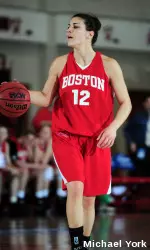 Senior Christine Kinneary and the Terriers will take on Central Michigan on Sunday at 11:30 a.m.