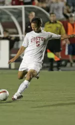 AE tournament MVP Jin Oh scored three goals in the postseason to lead BU to the second round of the NCAAs