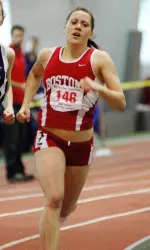 Senior Becky Marshburn finished second in the 500m dash and 4x400m relay.
