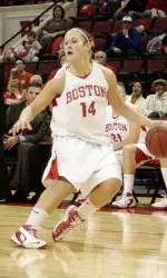 Raffo shot 6-for-10 from the field against Maine Tuesday.