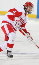 Junior Amanda Shaw and the Terriers fell 4-0 to Boston College Friday Night