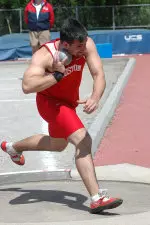 Senior Dan Martin finished sixth in the discus Saturday