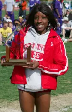 Senior Tahari James and the women's outdoor track and field team were picked as preseason favorites