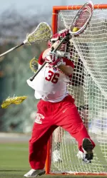 Sophomore Rachel Klein made nine of her 13 saves in the second half.