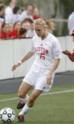Junior Emily Pallotta scored her first goal of the season on Friday evening against Wisconsin.