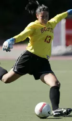 Sophomore Janie Reilly posted her second shutout of the season against No. 19 UConn.