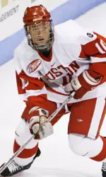 Senior Chris Higgins notched a goal and an assist for the Terriers.